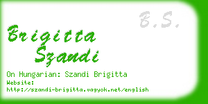 brigitta szandi business card